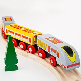 Bigjigs Rail Eurostar Express + 3 tracks, Bigjigs Rail