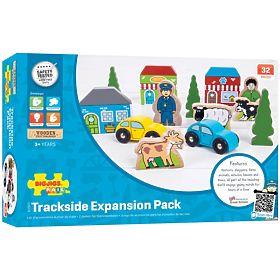 Bigjigs Rail Large set of wooden train track accessories, Bigjigs Rail