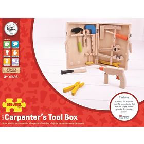 Bigjigs Toys Wooden Tool Case, Bigjigs Toys