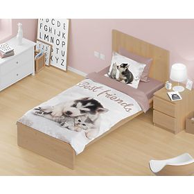 Children's bedding 140x200 cm + 70x90 cm Best friends, Faro