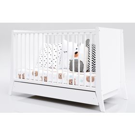Cosmo Baby Crib 120x60 - White, Pietrus
