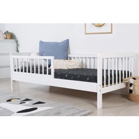 Children's Bed with Guardrail TEDDY - White, Ourbaby®