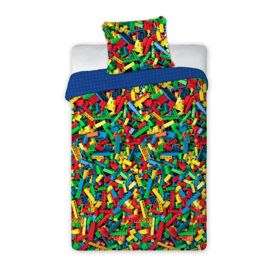 Children's bedding 140x200 cm + 70x90 cm Colorful Lego