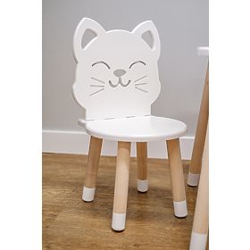 Children's Chair - Cat - White, Ourbaby®