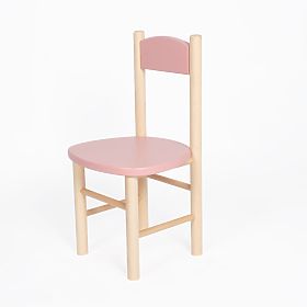 Children's Chair Polly - Light Pink