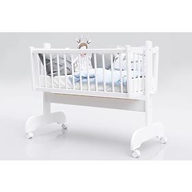 Baby Cradle Karol 90 x 40 cm - White, Pietrus