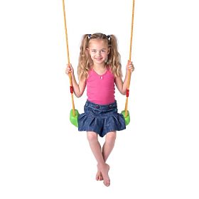 Children's hanging swing, straight up to 80 kg, Woodyland Woody