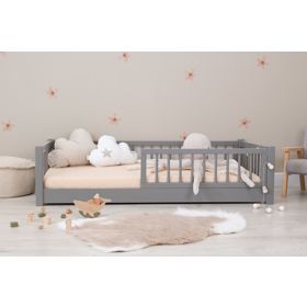 Children's Low Bed Montessori Ourbaby - Grey, Ourbaby®