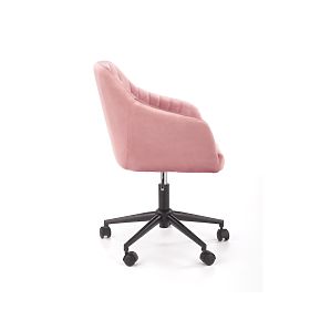 Children's swivel chair FRESKA - pink, Halmar