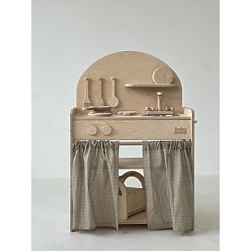 Children's Wooden Kitchen - Natural, baby wood