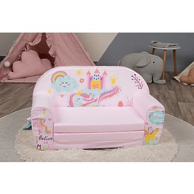 Children's sofa Magic unicorn - pink, Delta-trade