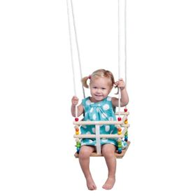 Colorful wooden swing up to 30 kg, Woodyland Woody