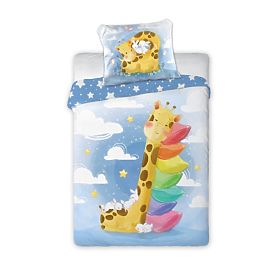 Children's bedding 135x100 + 60x40 cm Giraffe, Faro