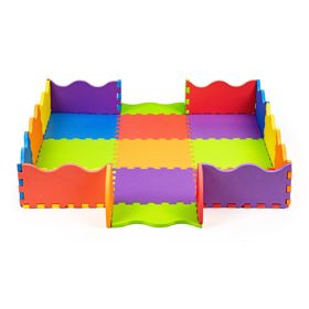 Foam pad - colorful puzzle, EcoToys