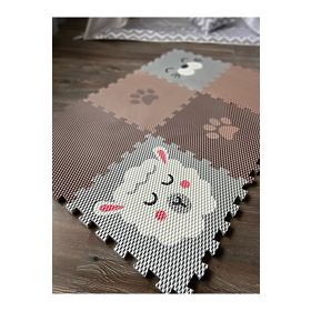 Foam play mat 6 pcs - Lamb, seal and paw, VYLEN