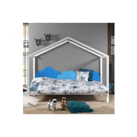 Foam protection for the wall behind the bed Clouds - blue, VYLEN