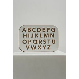 Graphomotor Board - Letters, baby wood