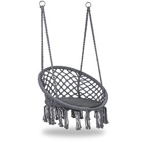 Hanging rocking chair - gray, MODERNHOME