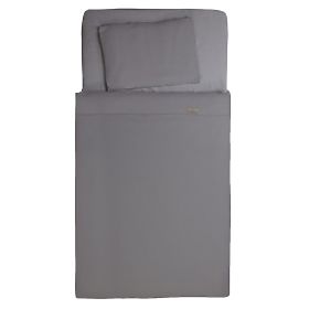 Heavens 2 Piece Muslin Bedding Set - Gray, Babymatex