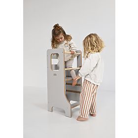 Learning Tower SLIM M - Gray, baby wood