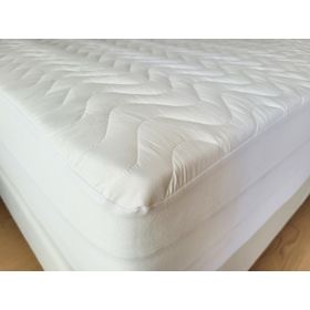 Mattress protector with impermeable finish