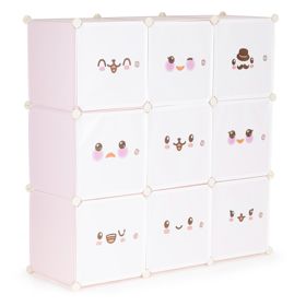 Modular Children's Wardrobe with 9 Shelves, MODERNHOME