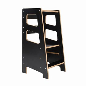 Montessori learning tower Quadro Black, Ourbaby®