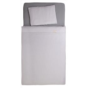 Muslin sheets 135x100 + 40x60 light gray