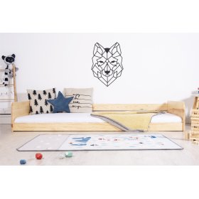 Wooden Bed Sia - Natural Unvarnished