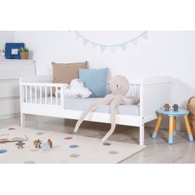 complexiteit Landelijk Emotie White Junior Children's Bed - 160 x 70 cm - banaby.eu