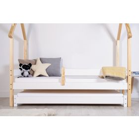 Pull-Out Trundle Bed Vario with Foam Mattress - White, Litdrew