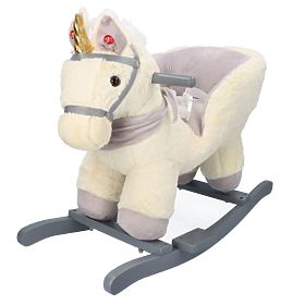 Rocking unicorn with a seat