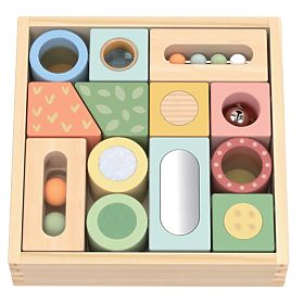 Sensory Wooden Blocks, 2Kids Toys