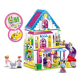 Sluban Girls Dream M38-B0974 Building Set - Fun Villa, Sluban