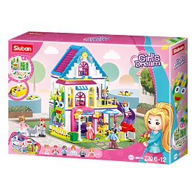 Sluban Girls Dream M38-B0974 Building Set - Fun Villa, Sluban