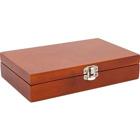 Small Foot Playing dice and cards in a wooden box, small foot