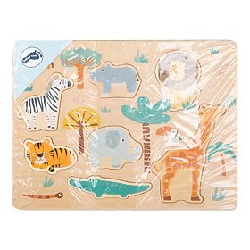 Small Foot Insert wooden puzzle Safari, small foot