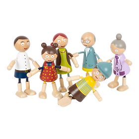 Small Foot Wooden Figures Family, small foot