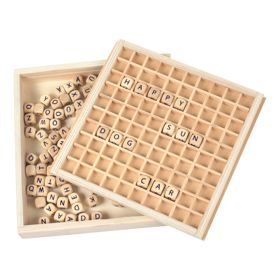 Small Foot wooden game Creating with letters, small foot