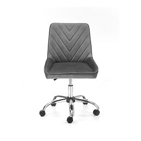 Student swivel chair - RICO - gray, Halmar