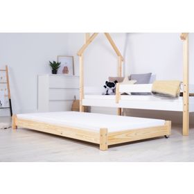 Pull-Out Trundle Bed Vario with Foam Mattress - Natural