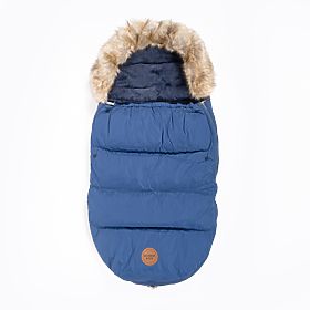 Winter stroller bag Mouse - dark blue