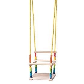 Wooden swing with beads up to 35 kg