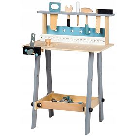 Wooden workshop with tools, EcoToys